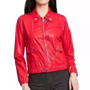 Proenza Schouler for Target Red Windbreaker Moto Style Jacket
